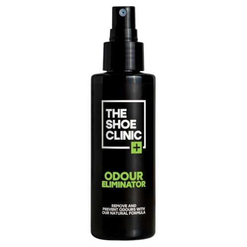 Shoe Deodorizer Spray | Odor Eliminator forShoes, Work Boots, Gym, Sports & More Footwear | Smell Neutraliser & Remover | 125ml / 4.2 oz Freshener