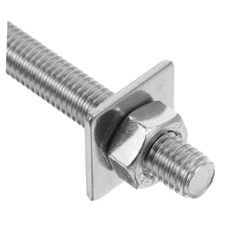 Cabilock 2 Sets Extended Bolts and Nuts Kit with Washers for Outdoor Use Precision Engineered Wall Anchors for Construction and Furniture Fixing