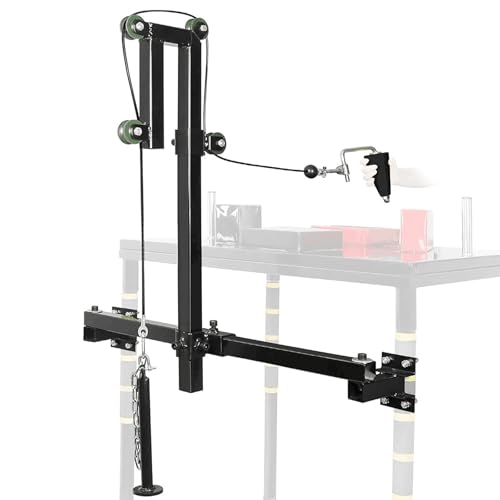 SYNTECSO Arm Wrestling Battle Table Training Pulley System, Tensile Force Professional Equipment Fitness Forearm, Table Corner Fixation Wrist Exerciser