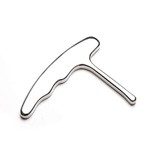Stainless Steel Trigger Point Massage Tool-Deep Tissue Massage- Reflexology Acupressure Massage Tools for Myofascial Release Relief Pain | Ergonomic stainless steel pressure arm targets muscle knots and hard-to-reach areas with less hand strain