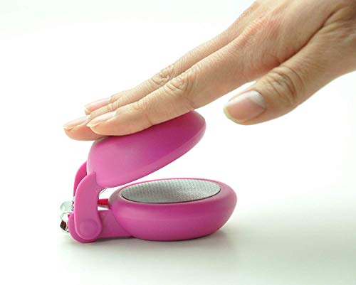 HARAC Special Needs Nail Clippers for Arthritic Hands, Senior and Kids, Adapted Nail Clipper for Fingernail and Thick Toenail, Made in Japan (Pink) - color: Pink