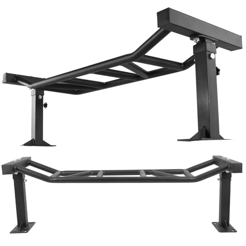 Generic 47 Inch Heavy Duty Ceiling Mount Pull Up Bar Adjustable Height&Supports to 600 Lbs Multi-Grip Chin Up Bar for Home Gym Workout