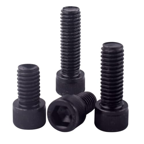 10Pcs 5/16-18 x 1" Socket Head Cap Screws Bolts, 12.9 Grade Alloy Steel Black Oxide Finish, Allen Hex Drive, UNC Coarse Full Thread - size: 5/16-18 x 1 (10PCS)