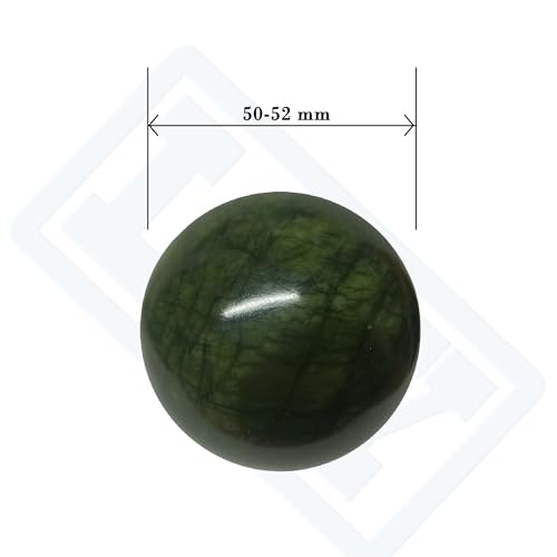 LLY 2`` Hand Exercise Ball, Chinese Baoding Ball, Hand Therapy Ball, Adult Stress Relief Massage Ball, Alleviating Memory Loss (Xiuyan Jade)