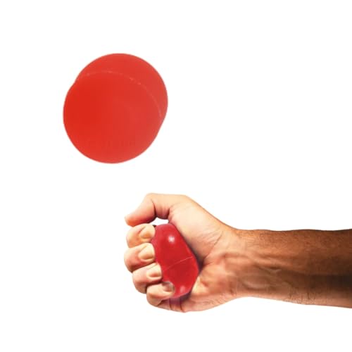 THERABAND Hand Exerciser Ball, Soft Resistance Squeeze, X-Large, Red - color: Red - Soft