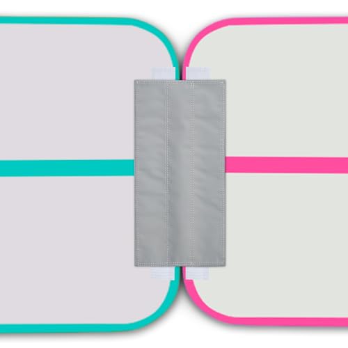 SUDOO Inflatable Air Mat Tumble Track Connector Tape Strap Hook-and-Loop Fastener Interlocking Fabric Fastener for 10ft/13ft /16ft Tumbling Gymnastic Yoga Camping