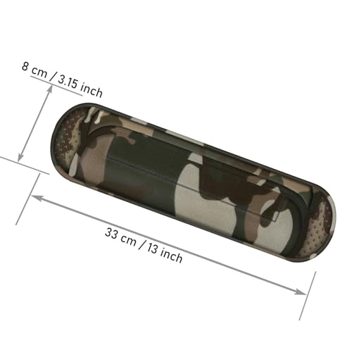 ZINZ Ultra Thick & Breathable Universal Shoulder Pad Cushion for Bag - Long & Comfort - color: Camouflage Green