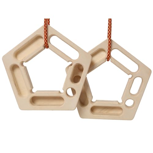 Climbing Hangboard Rock Climbing Training,Rock Climbing Fingerboard, Wooden Climbing Board Trainer for Strengthen Fingers and Grip - style: Style03