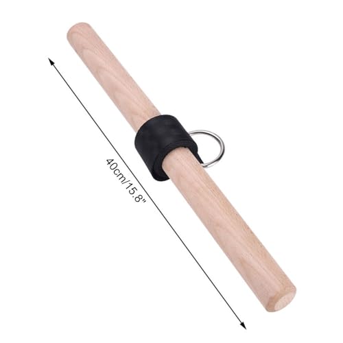 Forearm Strengthener, Wrist Roller Hand Grip Exerciser with Wooden Handle for Workout Fitness Strength Training - color: Without tray