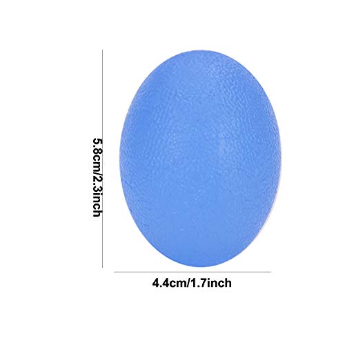 5pcs Grip Strength Trainer, Silicone Hand Exercise Grip Ball Finger Exerciser Stress Balls for Adults Forearm Strengthener for Men, Women & Seniors