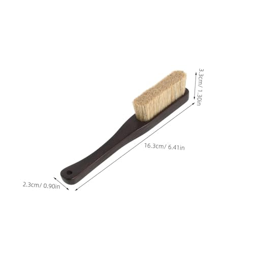 Baluue Climbing Chalk Brush with Dense Fine Boar Bristles and Wooden Handle, Rock Cleaning Tool for Outdoor and Indoor Bouldering, Chalk Removal Brush for Rock Climbing Holds and Ropes