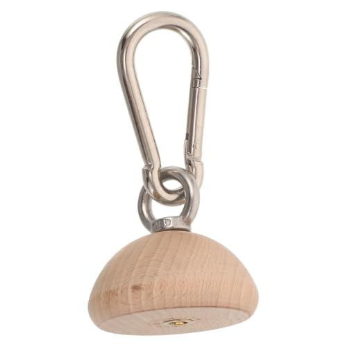 Wooden Half Sphere Grip Strengthener for Climbing and Forearm Training, Ergonomic Natural Wood Texture with Slip Resistant Surface, for Home and Office Muscle Coordination