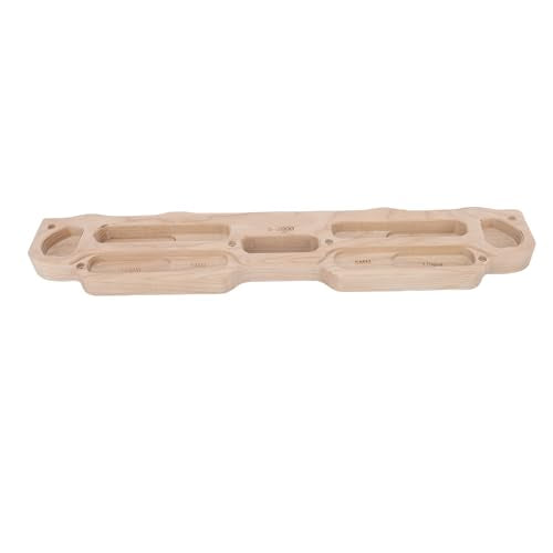 SUNGOOYUE Hangboard Wooden Rock Climbing Fingerboard for Pull Up and Hanging Training, Premium Wood with Smooth Finish, Easy Installation for Home Gym Climbing Wall or Doorway