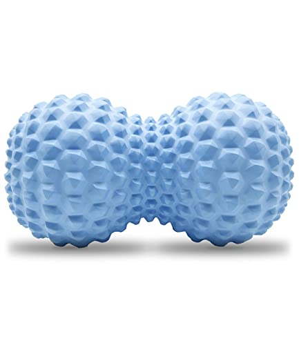 KITWILD Peanut Massage Ball, Double Lacrosse Massage Roller Ball for Deep Tissue Muscle Massage, Physical Therapy, Myofascial Release, Muscle Knots, and Yoga Therapy | Deep Tissue Muscle Massage, Physical Therapy, Myofascial Release, Muscle Knots, Yoga Th