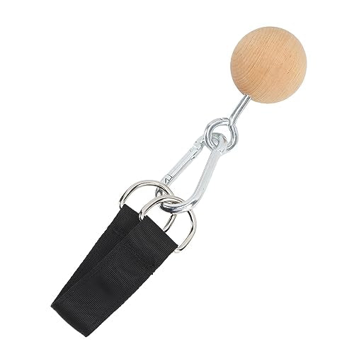 Wooden Pull Up Balls, Rock Climbing Holds Training Set for Arm Strength, with Neutral Grip Handle for Home Workout and Travel