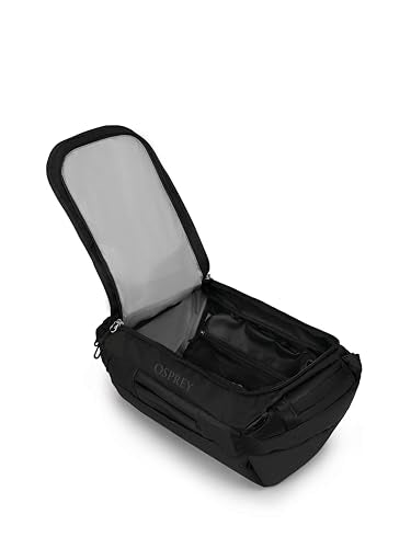 Osprey Transporter Lightweight Travel Duffel Bag - Extra Large Water Resistant Durable Gear Bag for Men and Women - color: Raven Black, style: 40l