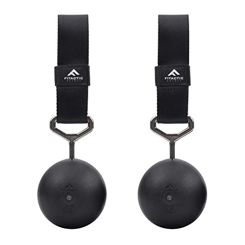 Upgraded 1 Pair Eagle Loops Grip for Finger Hand Wrist Arm Strengthening Training Bundle with 3.5 Inch Rock Climbing Solid Training Power Pull Up Ball Hold Grips for Straps