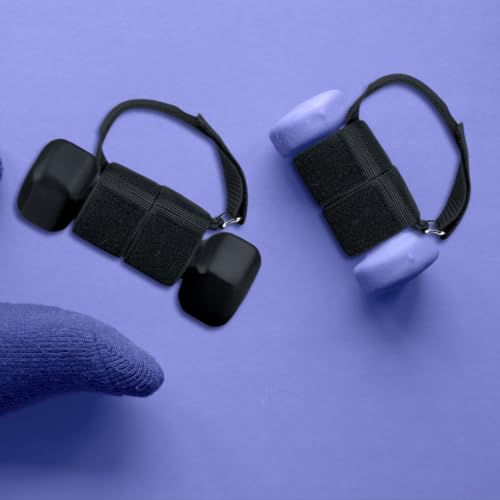 1 Pair Dumbbell Barbell Loading Straps Heavy Duty Adjustable Nylon Strength Training Wrist and Ankle Straps for Pullups and Squats with Ankle Protection