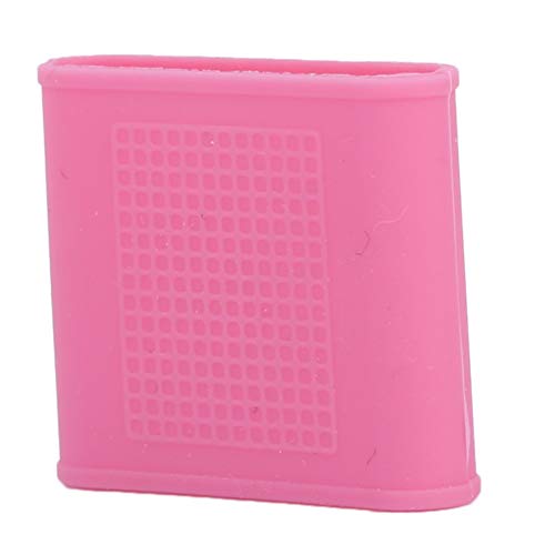 Finger Sleeves, 8pcs Finger Protector Silicone Finger Tube Golf Gloves Golf Finger Protector Tape Anti Slip Elasticity Golfer Swing Grip Golf Finger Band Cover Sets (Pink) - color: Pink