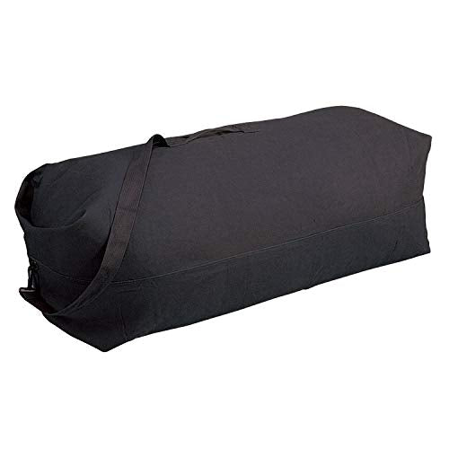 Stansport Deluxe Duffel Bag with Shoulder Strap - color: Black, size: 50" X 14.5" X 14.5"