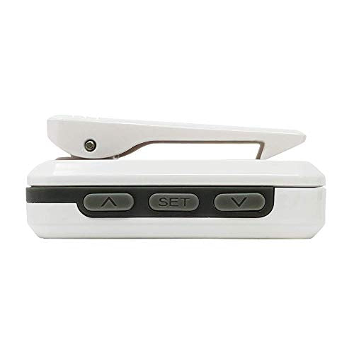 Gymboss Plus Interval Timer and Stopwatch - White/Black Hardcoat - color: White / Gray