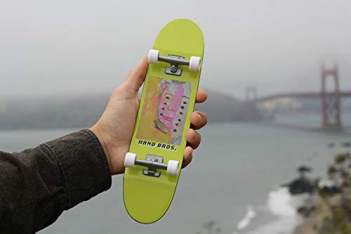 LOT of 2 HANDBROS Handboard Skateboard 27cm 10.5 inch Tech Large Finger Toy Board W/Grip x2