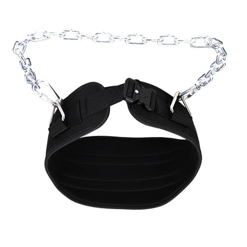 Weightlifting Dipping Belt With Chain Weight Dip With Steel For Pullups Gym Workout Lifting Waist Belt