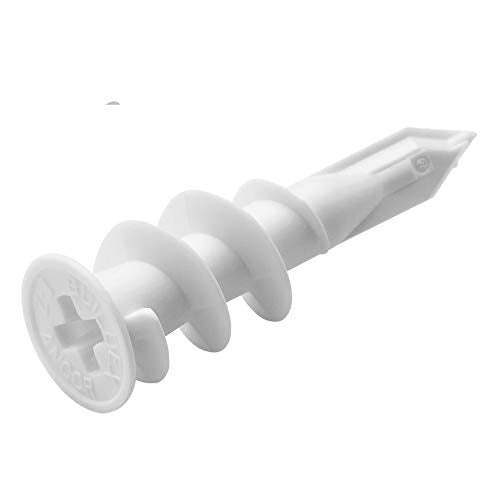 Wideskall® Self Drilling Drywall Nylon Anchors Fit #6 - #8 Fastener Screws (Pack of 48) - style: Pack of 48