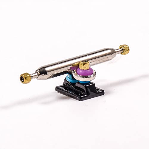 Fingerboard Trucks with Upgraded Urethane Bushings and Pivot Cup,34mm 32mm Width,Normal Kingpin (Black, 34mm) - color: Black, size: 34mm