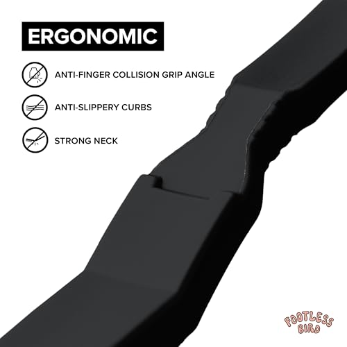 Rock Climbing & Bouldering Brush, Ergonomic, High Density Wild Boar's Thick Hair Bristles, 100% Recyclable, Strong Outdoor & Indoor Free Spiky Ring, Black - color: Black
