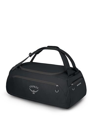 Osprey Daylite 60L Duffel Backpack - Convertible Everyday Duffel Bag for Gym, Commute, and Travel, Black