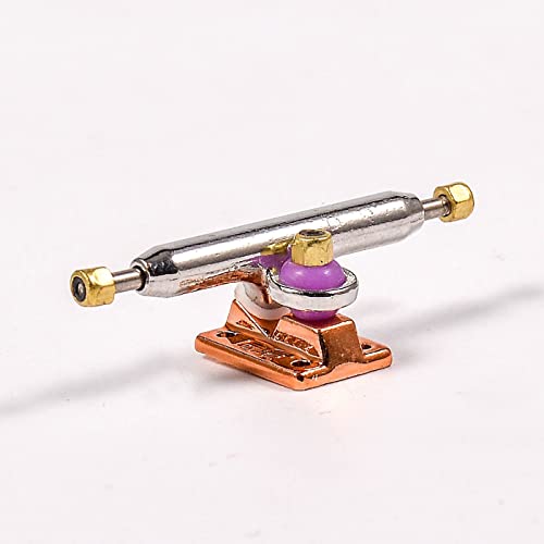 Fingerboard Trucks with Upgraded Urethane Bushings and Pivot Cup,34mm 32mm Width,Normal Kingpin (Gold, 32mm) - color: Gold, size: 32mm