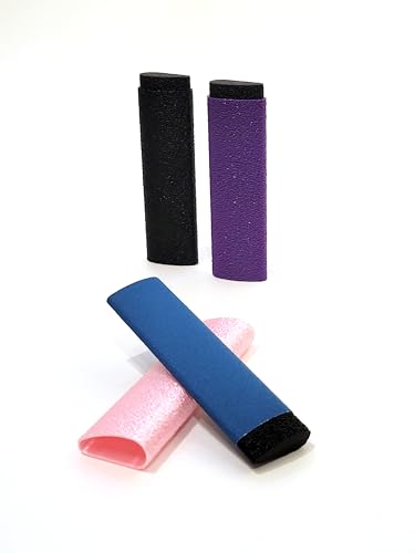 Reusable Skin File with Cover - Great for Rock Climbing, Bouldering, Climber, Gym, Crossfit, Weightlifting, Gymnast - Callus Finger Hand Sander (Random Silk Multicolor) - color: Random Silk Multicolor