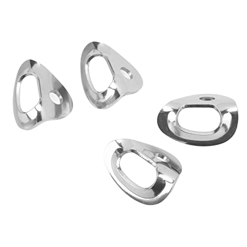 4 Pair Climbing Hanger, Stainless Steel High Load Carrying Capacity Climbing Anchor Hanger Bolt, Climbing Holds Anchor Set for Rock Climbing and Home Gyms