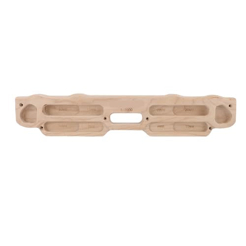 SUNGOOYUE Hangboard Wooden Rock Climbing Fingerboard for Pull Up and Hanging Training, Premium Wood with Smooth Finish, Easy Installation for Home Gym Climbing Wall or Doorway