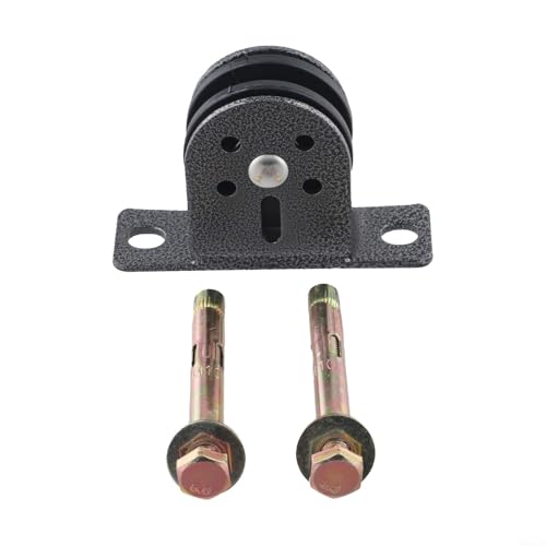 Fixed Pulley Block with Stainless Steel Sheave and Double Bearing System for 3mm-10mm Wire Rope,Silent Lifting Assembly up to 600 lbs for Gym Equipme