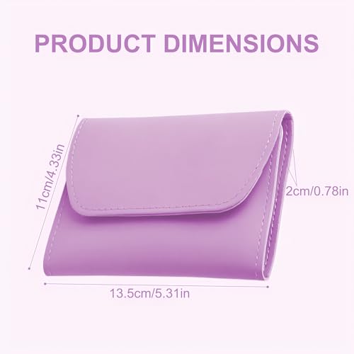 Manicure Set Professional Nail Clippers Pedicure Kit, 16 pcs Stainless Steel Nail Care Tools Grooming Kit with Luxurious Travel Leather Case for Thick Nails Men Women (Violet)