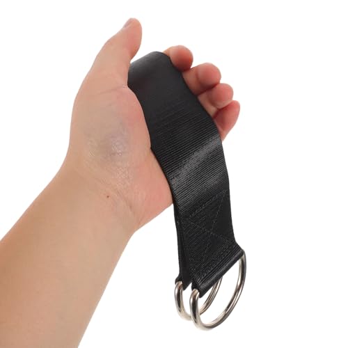 2pcs Heavy Duty Nylon Dumbbell and Barbell Loading Straps 30 Inches Long for Weight Plates, Endures High Pulling Forces, for Home Gym and Pullup Workouts