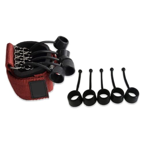 Finger Extensor Exerciser, Trainer Resistance Band Stretcher Strengthener, Finger Stretcher Trainer with Resistance Band for Men Women Grip Strengthener, Extens