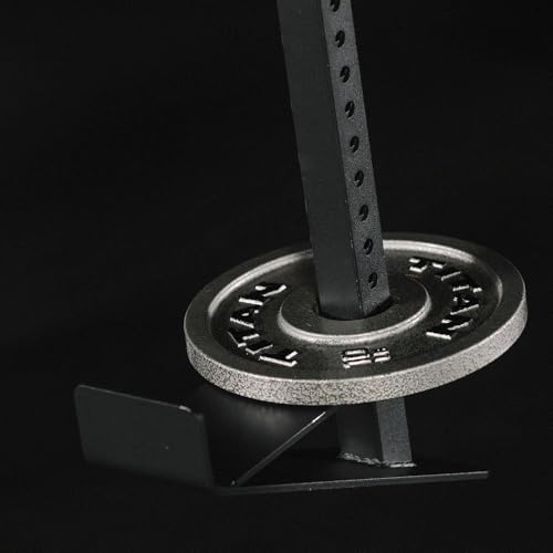 Titan Fitness Eccentric Hooks, Fully Adjustable 20" - 35" Steel Hook Barbell Attachment, Overload Lifting for Explosiveness, Fits Olympic-Sized Weight Plates, Weight Releasers - style: Ecccentric Base Unit