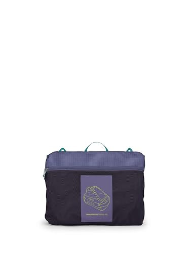 Osprey Transporter Lightweight Travel Duffel Bag - Extra Large Water Resistant Durable Gear Bag for Men and Women - color: Euphoria Purple/Purple Ink, style: 65l