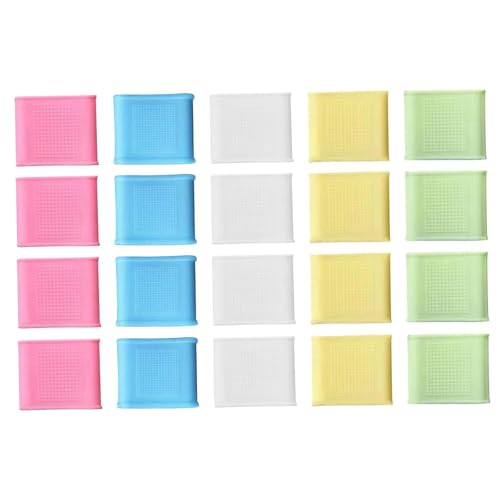 20 Pieces Silicone Finger Sleeves Non Slip Protector Reusable Thumb Brace Soft Cover Anti Slip Design for Enhanced Grip Suitable for Basketball Golf T, L