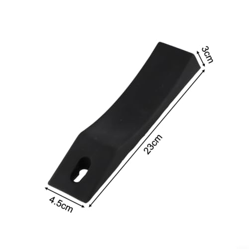 Silicone Deadlift Wedge for Weight Lifting Barbell, Non-Slip Blocks for Powerlifting and Strength Training(Black) - size: Black