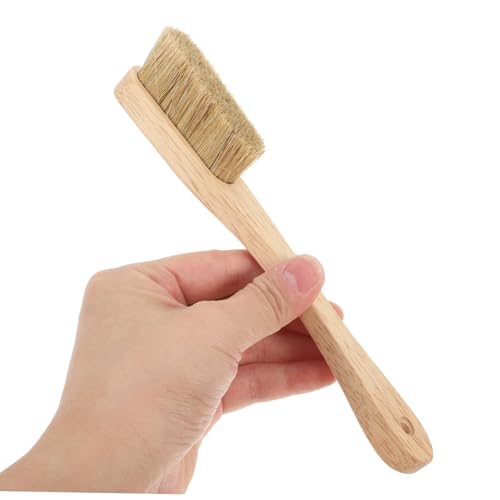 ibasenice Rock Climbing Brush with Thick Boar Hair Bristles Ergonomic Handle for Lightweight Portable for Use Essential Tool for Bouldering Climbing Equipment Cleaning