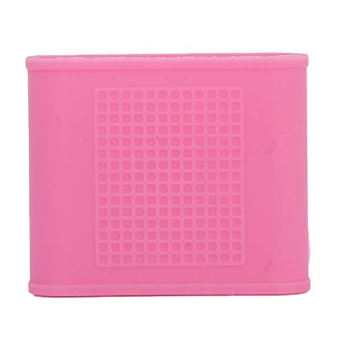 Finger Sleeves, 8pcs Finger Protector Silicone Finger Tube Golf Gloves Golf Finger Protector Tape Anti Slip Elasticity Golfer Swing Grip Golf Finger Band Cover Sets (Pink) - color: Pink