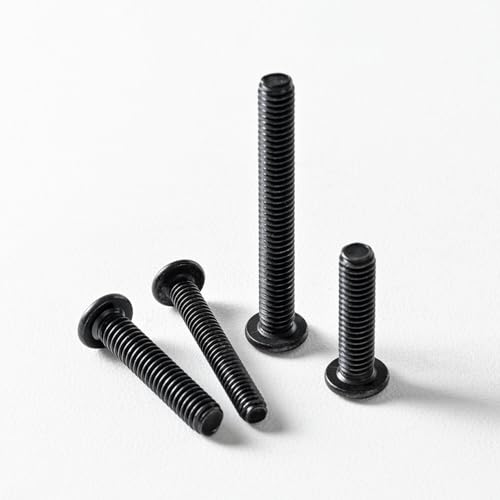 1/4-20 x 1-1/4" (20 Pack) Flat Head Hex Socket Cap Screws Bolts, Black Oxide 304 Stainless Steel 18-8, Hex Drive, Bright Finish, Fully Machine Thread - size: 1/4-20 x 1-1/4"