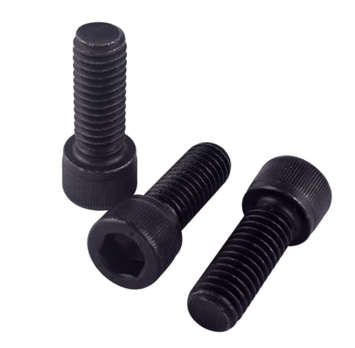 30Pcs #8-32 x 1 Socket Head Cap Screws Bolts, 12.9 Grade Alloy Steel Black Oxide Finish, Allen Hex Drive, UNC Coarse Full Thread - size: #8-32 x 1" (30PCS)