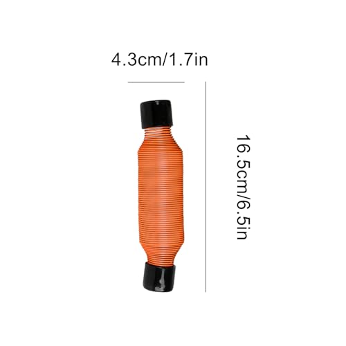Grip Strength Trainer Hand Spring Strengthener | Spring Grip Training Tool for Home Gym Office Athletic Practice Workout Climbing - color: Orange