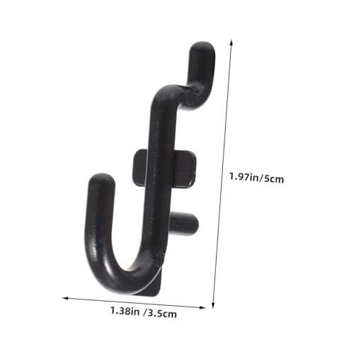 Kisangel 10pcs Plastic Pegboard Hooks Heavy Duty Pegboard Accessories for Garage Tool Storage Hanging Board Hooks for Organization and Wall Display