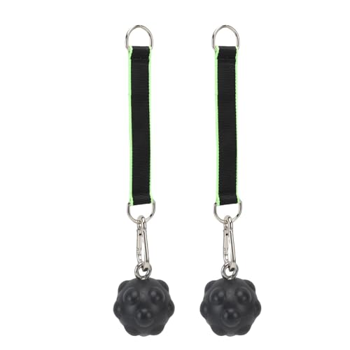 RiToEasysports Pull Up Ball Grips, TPE Climbing Training Balls with Stainless Steel for Strength Trainer, Kettlebell Barbell Home Gym Workout - color: Grey